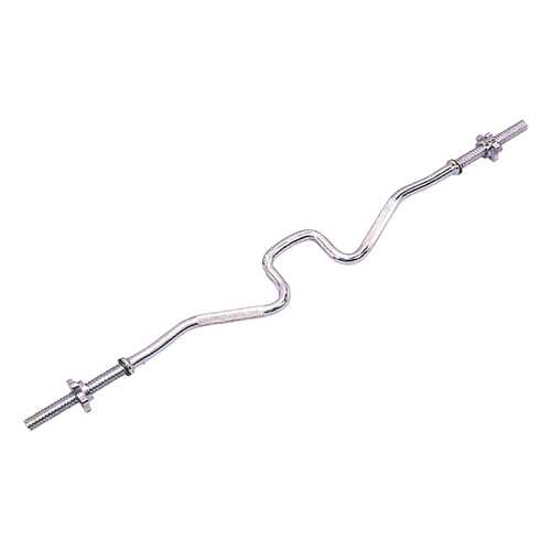 Гриф для штанги ez-образный MB Barbell Atlet 2369 125 см, 25 мм в Спортмастер