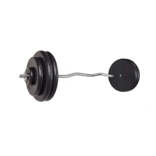 Штанга MB Barbell, гриф ez-образный 127 см, 100 кг, 25 мм в Спортмастер