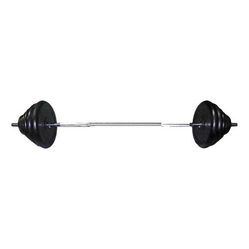 Штанга MB Barbell, гриф прямой 220 см, 180 кг, 50 мм в Спортмастер