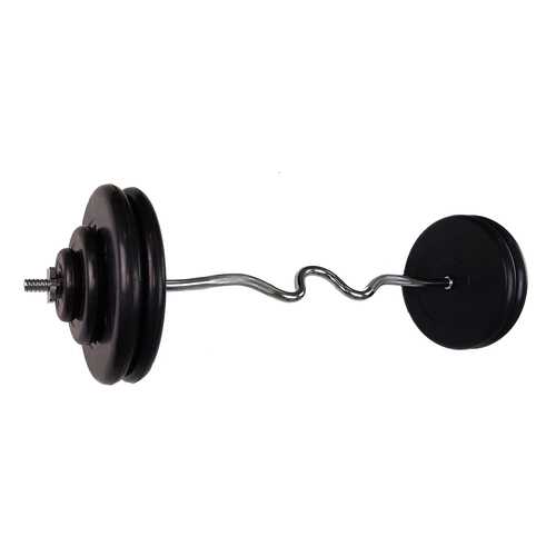 Штанга MB Barbell, гриф w-образный 127 см, 90 кг, 25 мм в Спортмастер