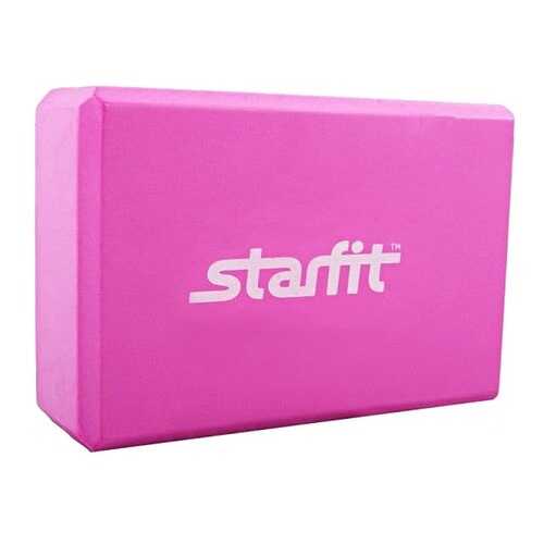 Блок для йоги StarFit из EVA розовый в Спортмастер