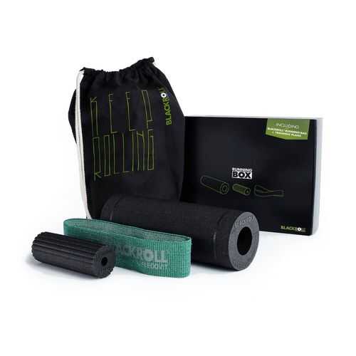 Ролик с массажным покрытием Blackroll Running Box 620 г, 30 x 15 см, черный в Спортмастер