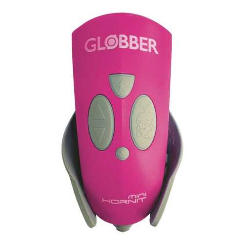 Звонок-фонарик Globber для самокатов Mini Hornit Deep Pink 25 мелодий 6713 в Спортмастер