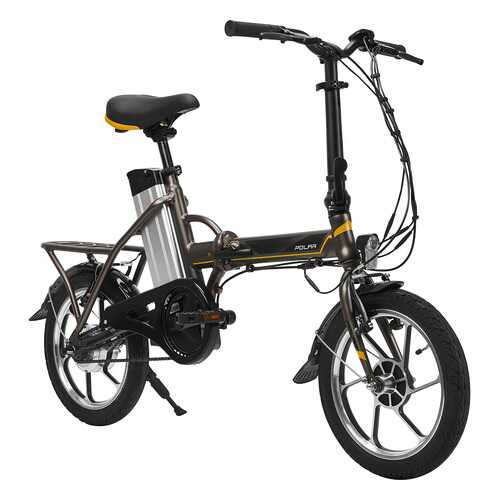 Электровелосипед Polaris PBK 1611 2019 One Size black в Спортмастер