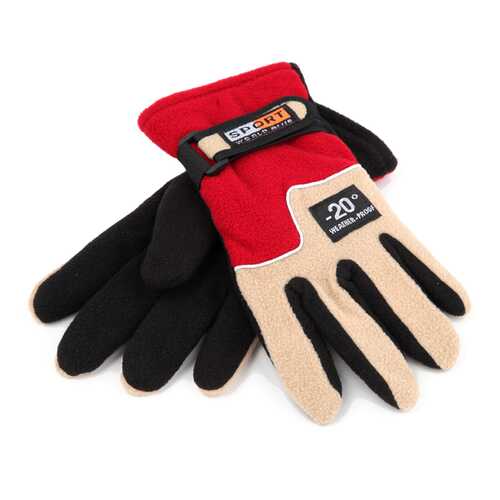 Перчатки для велосипеда для сенсорных экранов MoscowCycling MC-GLOVE-08-5 красные в Спортмастер