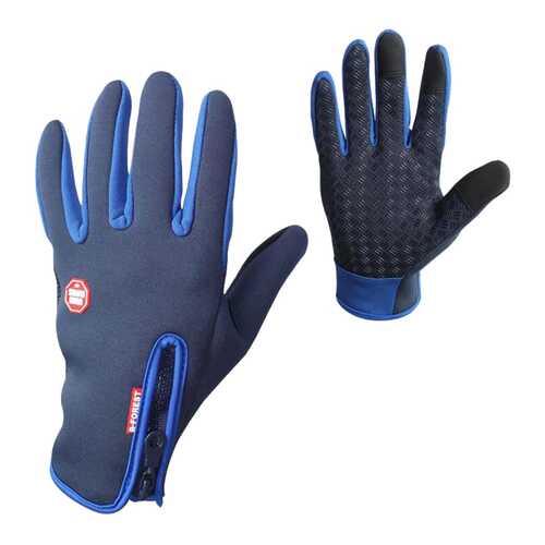 Велосипедные перчатки MoscowCycling MC-GLOVE-02, серые, 8,5 в Спортмастер