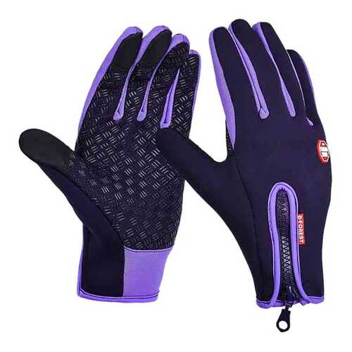 Велосипедные перчатки MoscowCycling MC-GLOVE-04, фиолетовые, 8,5 в Спортмастер