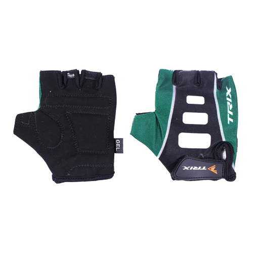 Велосипедные перчатки Trix LCL-K-65110, green, 8,5 в Спортмастер