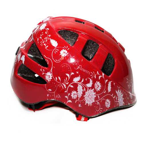 VINCA SPORT Шлем велосипедный Magic Flowers VSH 8 Vinca Sport красный 48-52 в Спортмастер