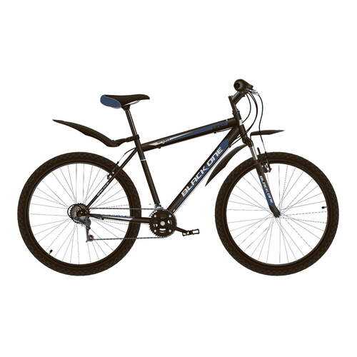 Велосипед Black One Onix 27.5 черный/синий/серый 2019-2020 16 (H000016574) в Спортмастер