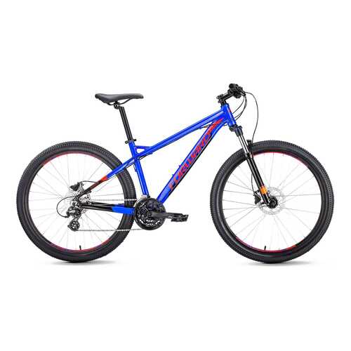 Велосипед Forward Quadro 27,5 3.0 disc 2020 17 medium blue/red в Спортмастер