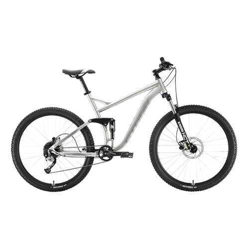 Велосипед Stark 20 Tactic 27.5 FS HD 2020 22 серебристый/серый в Спортмастер