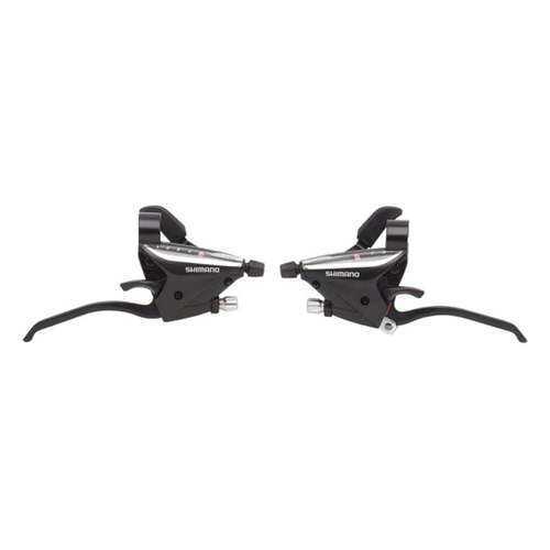 Шифтер/тормозная ручка Shimano Acera EF65 лев/пр 3x9 тр.+оплетк черный ESTEF65P9A3L в Спортмастер