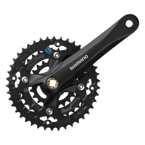 SHIMANO Система Shimano Acera, M361, 175мм, Кв, 42/32/22T, с защитой чёрный в Спортмастер