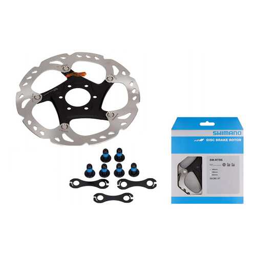 SHIMANO Тормозной диск Shimano XT, RT86, 160мм, 6-болт - - в Спортмастер