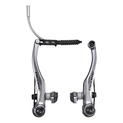 Тормоз V-BRAKE Shimano Deore BR-T610 передний серебро колодки S70C EBRT610FX41SSP в Спортмастер