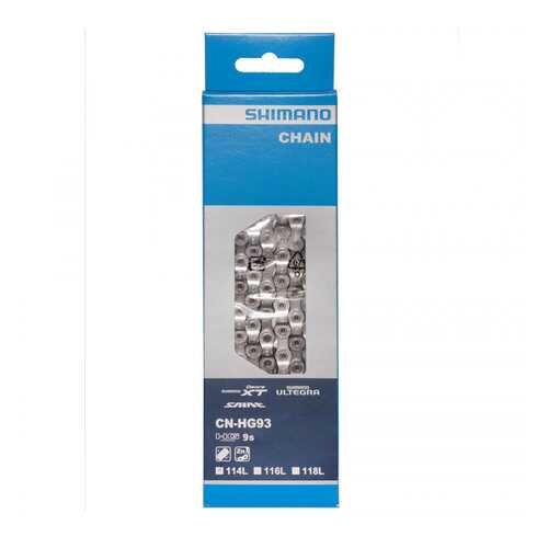 Велосипедная цепь Shimano ICNHG93118I 1/2x3/32, 118 звеньев в Спортмастер