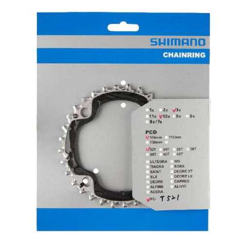 Звезда передн. Shimano для FC-T521, 32T-AE черный Y1NL98010 в Спортмастер