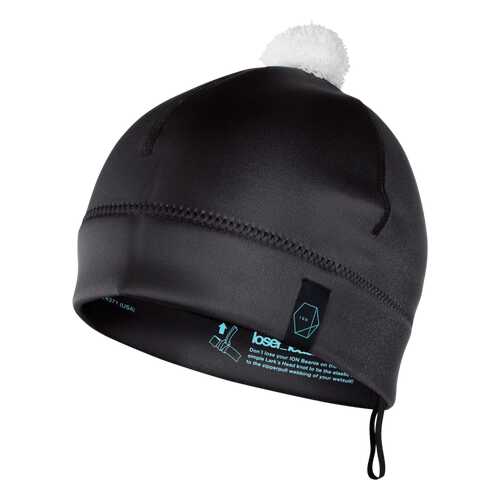 Гидрошапка Ion Neo Bommel Beanie Black 2020 (L) в Спортмастер