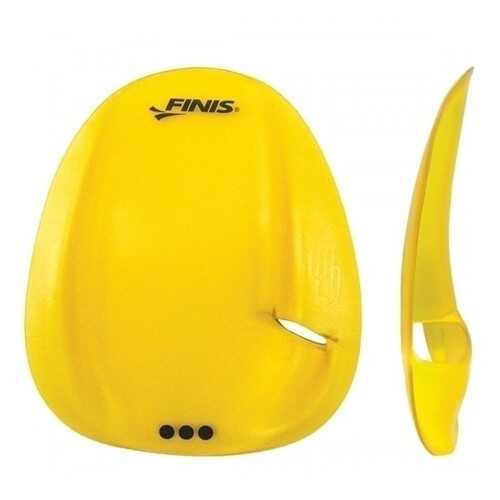 Лопатки для плавания Finis Agility Paddles 1.05.145 желтые L в Спортмастер