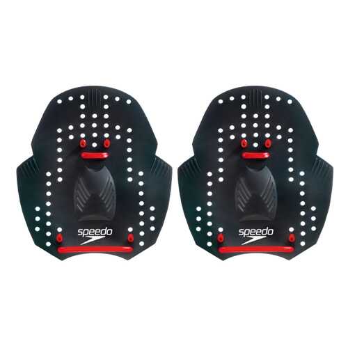 Лопатки для плавания Speedo Power Paddle 8-027610 черные/красные L в Спортмастер