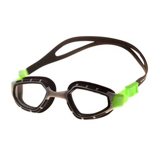 Очки для плавания Alpha Caprice AD-G6100 Black/Green/Gray в Спортмастер