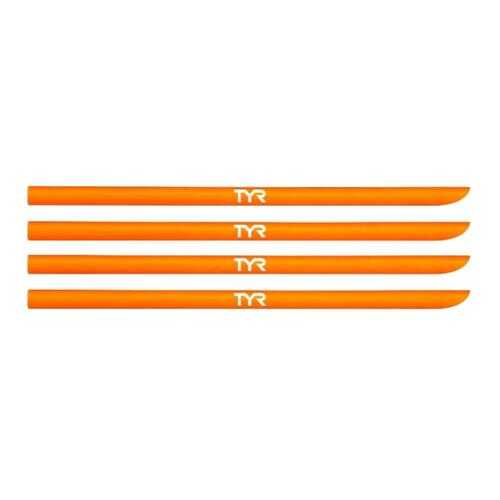 Резинки для лопаток TYR Hand Paddle Replacement Straps LHPSILST оранжевые (820) в Спортмастер