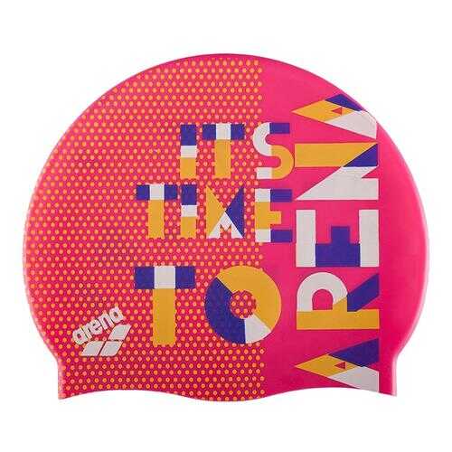 Шапочка для плавания Arena Print Junior 903 dashboard-fresia rose в Спортмастер
