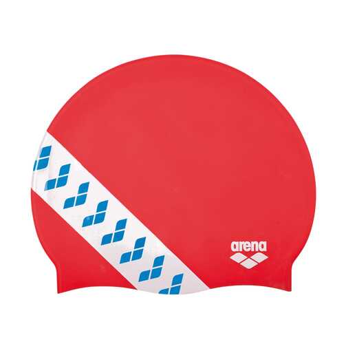 Шапочка для плавания Arena Team Stripe Cap red в Спортмастер