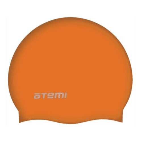 Шапочка для плавания Atemi SC106 оранжевая в Спортмастер