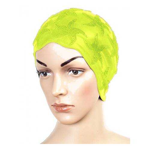Шапочка для плавания Fashy Moulded Cap 45 yellow в Спортмастер