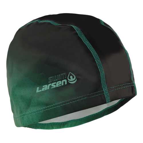 Шапочка для плавания Larsen PU100 green/black в Спортмастер