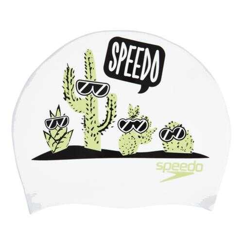 Шапочка для плавания Speedo Junior Slogan Cap C616 white в Спортмастер