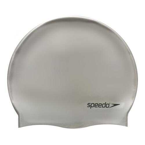 Шапочка для плавания Speedo Plain Flat Silicone Cap 1181 silver в Спортмастер