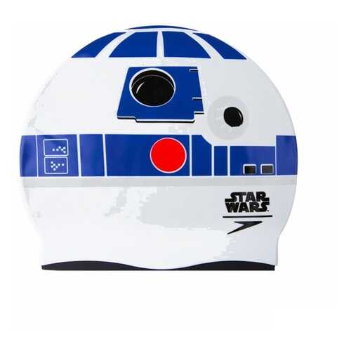 Шапочка для плавания Speedo Star Wars R2-D2 Junior Slogan Cap C631 white в Спортмастер