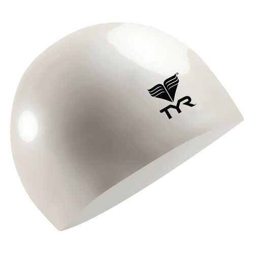Шапочка для плавания TYR Latex Swim Cap 100 white в Спортмастер