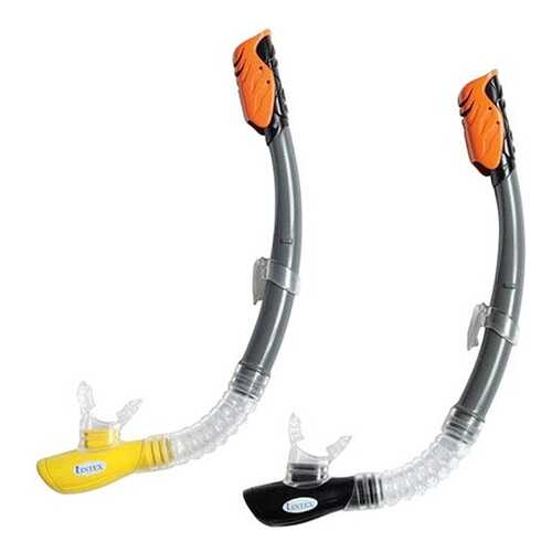 Трубка для плавания Intex Super High Flow с55924, от 8 лет, серая в Спортмастер