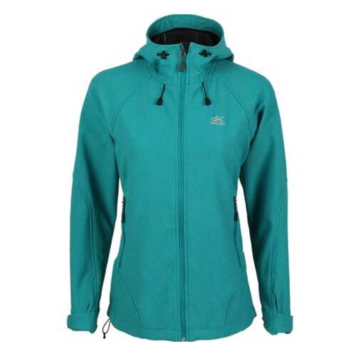 Куртка женская Glory Soft Shell изумрудный меланж 44/164-170 в Спортмастер