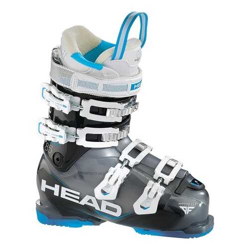 Горнолыжные ботинки HEAD Adapt Edge 85 W 2016, transparent anthracite/black/blue, 24.5 в Спортмастер