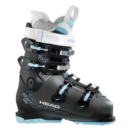 Горнолыжные ботинки HEAD Advant Edge 75 W 2018, anthracite/black/turquoise, 24 в Спортмастер