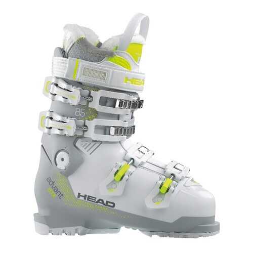 Горнолыжные ботинки HEAD Advant Edge 85 W 2018, white/gray/neon yellow, 25.5 в Спортмастер