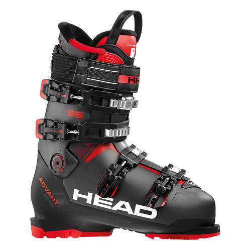Горнолыжные ботинки HEAD Advant Edge 95 2019, anthracite/black/red, 27 в Спортмастер