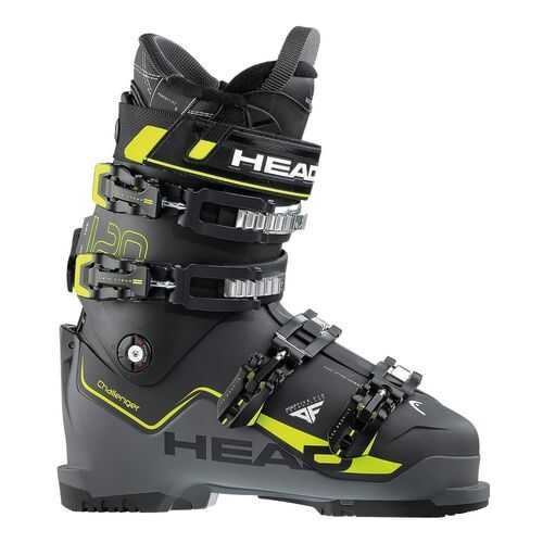Горнолыжные ботинки HEAD Challenger 120 2018, black/anthracite/yellow, 26.5 в Спортмастер