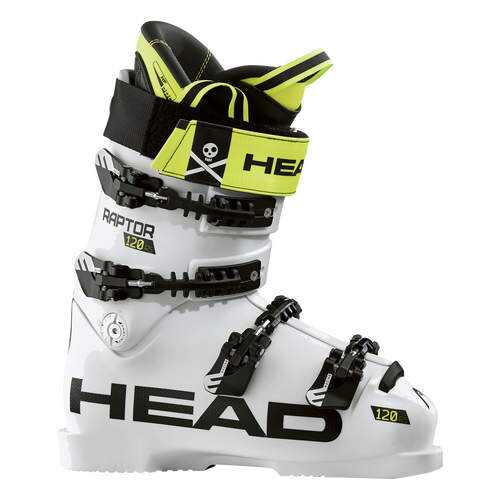 Горнолыжные ботинки HEAD Raptor 120S RS 2020, белые/черные/желтые, 25.5 в Спортмастер