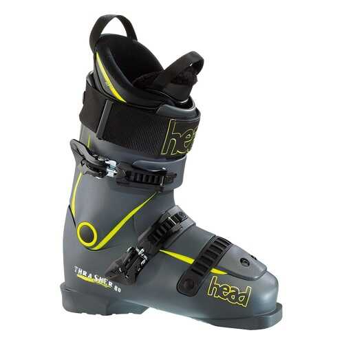 Горнолыжные ботинки HEAD Thrasher 80 2017, gray/yellow, 27.5 в Спортмастер