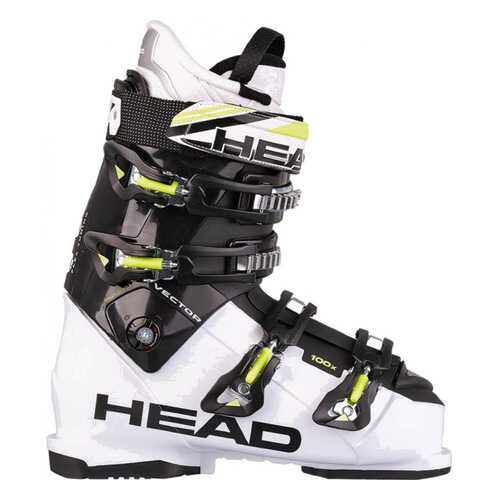 Горнолыжные ботинки HEAD Vector 100 2015, white/black/yellow, 26 в Спортмастер