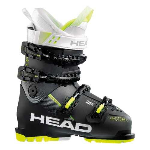 Горнолыжные ботинки HEAD Vector Evo 110 S W 2018, anthracite/black/neon yellow, 24 в Спортмастер