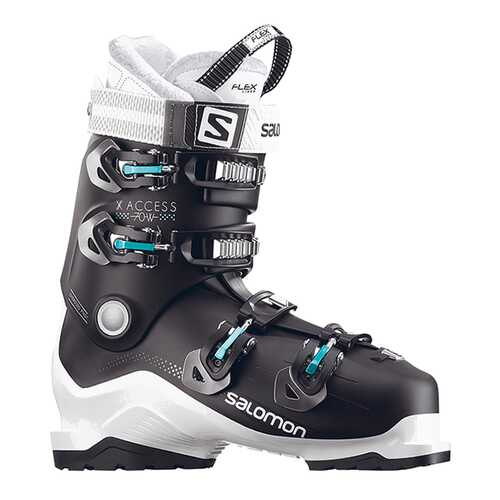 Горнолыжные ботинки Salomon X Access 70 W 2019, black/white/top green, 24.5 в Спортмастер