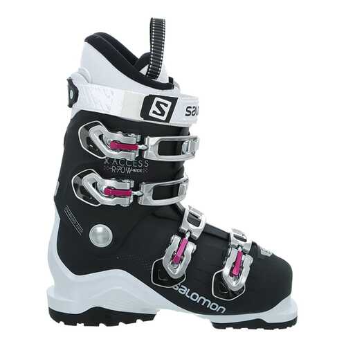 Горнолыжные ботинки Salomon X Access R 70 W Wide 2019, white/black/purple, 24.5 в Спортмастер