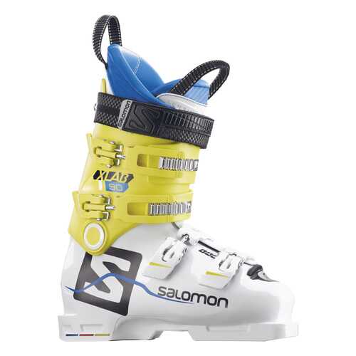 Горнолыжные ботинки Salomon X Lab 90 2018, white/yellow, 22.5 в Спортмастер